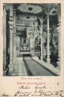 Pusztagyenda Római katolikus templom belső, Divald