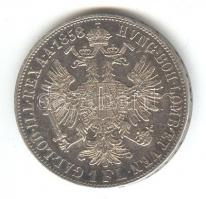 Ausztria/magyar verdejel 1858B 1Fl Ag T:2-