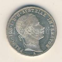 Ausztria 1860A 1Fl Ag T:1-
Austria 1860A 1 Florin Ag C:AU