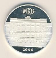 1996. "MKB Rt." Ag(999) emlékérem (31.1g)  szign.: Lebó F T:PP