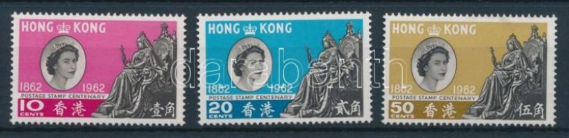 100 Jahre Briefmarken von Hongkong Satz, 100 éves a bélyeg sor, Postage Stamp Centenary set