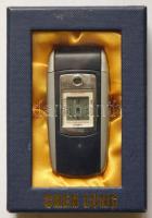 Gáz öngyújtó órával díszdobozban