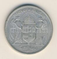 1930. 5P Ag "Horthy jobbra" T:3