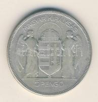 1930. 5P Ag "Horthy jobbra" T:3