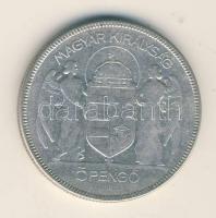 1930. 5P Ag "Horthy jobbra" T:3