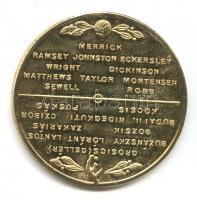 1993. "6:3 - Puskás-Wright" aranyozott fém, díszdobozban T:P