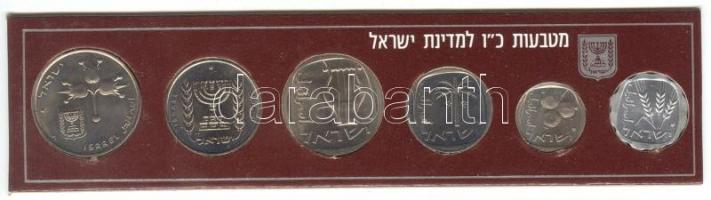 Izrael 1974. 1A-1L 6db-os forgalmi sor T:1
Israel 1974. 1 Agora - 1 Lira official mint set C:Unc