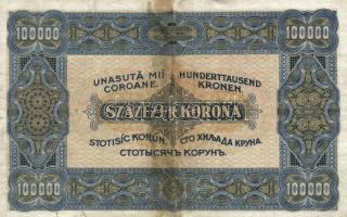 1923. 100.000K T:II-(restaurált)