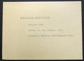 1964-1965   64db fotó albumban a Mafilm Filmjáték Stúdió hallgatóiról, benne Schütz Ila