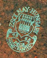 "Magyarország-Ausztria Bélyegkiállítás Budapest 1984.", Zsolnay eozin mázas emlékplakett (...