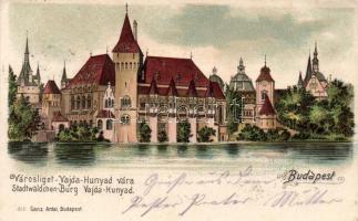 Budapest XIV. Városligeti tó, Ganz litho