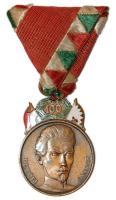 1948. &quot;48-as Díszérem&quot; kitüntetés mellszalaggal, tok nélkül T:2,2- /  Hungary 1948. Medal of Honour with ribbon without case C:XF,VF