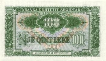 Albánia 1957. 100L T:I
Albania 1957. 100 Leke C:Unc