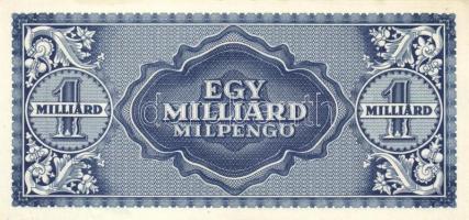 1946. 1.000.000.000MP bélyeggel és felülbélyegzéssel T:I