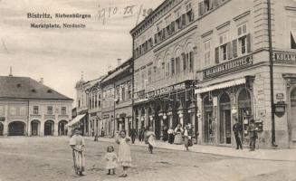 Beszterce market place, Knopp bazaar, the shop of Kollmann & Keresztes