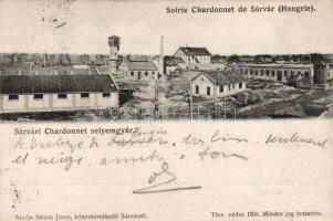 Sárvári Chardonnet selyemgyár, hosszúcímzéses lap T2/3