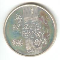 1990. "Száz éve született Ferenczy Noémi / MÉE" Ag (0.835) emlékérem. Szign.: KGY (43mm/36.4g) T:PP