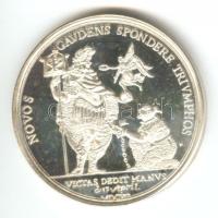 1990. "A kanizsai vár visszafoglalásának 300 éves emlékére" Ag (0.900) emlékérem. Szign.: ...