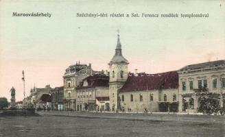 Marosvásárhely Széchenyi square, Bem statue (pinhole)