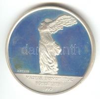 1990. "Magyar Köztársaság / MÉE" Ag (0.835) emlékérem. Szign.: BOGNÁR (43mm/36g) T:PP
