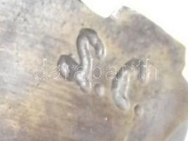 Náci repülős tisztet ábrázoló bronz mellszobor L.C. jelzéssel 10cm