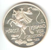 1989. "Móricz Zsigmond Kör - Szentendre" Ag (0.900) emlékérem. Szign.: RAJKI / SZG (43mm/35.8g) T:PP