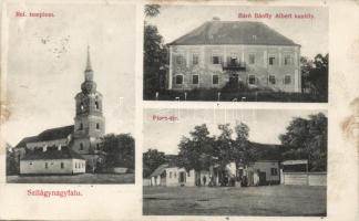 Szilágynagyfalu with the Bánffy castle