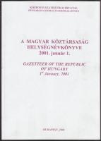 2001 A Magyar Köztársaság helységnévkönyve, a Központi Statisztikai Hivatal kiadása