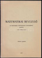 1953  2db kéziratos Egészségügyi Statisztikai jegyzet az egészségügyi statisztikusok tanfolyamáról