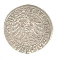 Német Államok/Brandenburg 1532. Sgr (ezüstgaras) Ag "Albert" T:3 German States/Brandenburg 1532. Groschen Ag "Albrecht" C:F