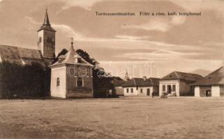 Turócszentmárton main square, Catholic church