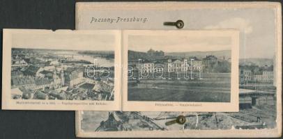 Pozsony thick wooden leporellocard