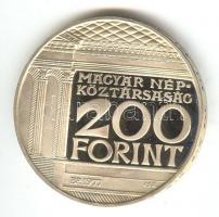 1977. 200Ft Ag "Magyar Nemzeti Múzeum" T:PP Csak 5000db!