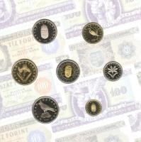 2006. 1Ft-100Ft 8klf db, szettben, benne 1946-os 1Ft Ag "Hatvanéves a Forint" T:PP Csak 20...