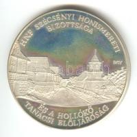 1987. "Hollókő / HNF Szécsényi Honismereti Bizottsága" Ag (0.835) emlékérem. Szign.: BGY (43mm/35.8g) T:PP