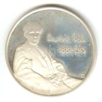 DN. "Bartók Béla / A Kékszakállú Herceg vára" Ag (0.925) emlékérem. Szign.: FZ (37mm/20g) T:PP