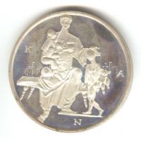 DN. "Semmelweis Ignác" Ag (0.925) emlékérem. Szign.: KNA (32mm/16g) T:PP