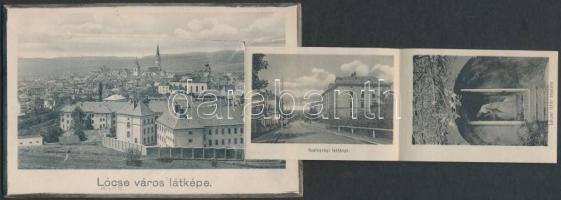 Lőcse thick wooden leporellocard