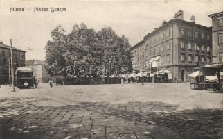 Fiume Piazza Scarpa, tram