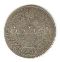 Ausztria/magyar verdejel 1830E 20Kr Ag I.Ferenc T:3 