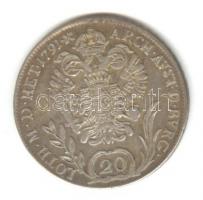 Ausztria/magyar verdejel 1791B 20Kr Ag II. Lipót T:2-