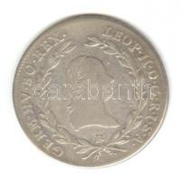 Ausztria/magyar verdejel 1791B 20Kr Ag II. Lipót T:2-