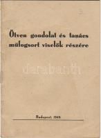 1948 Ötven gondolat és tanács műfogsort viselők részére