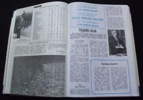 Magyar Horgász havilap bekötött évfolyamai 13 kötetben, kifogástalan állapotban (1972-80, 1983-86)