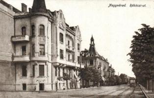 Nagyvárad Rákóczi street, tram