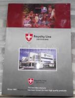 2000 körül készült Svájci kés készlet 25 dbos 6db villa és steakkés,  késélező, 2 db olló, sajtvágó ...