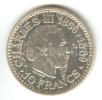 Monaco 1966. 10Fr Ag "III.Rainier" Próbaveret T:1- (apró k.)
Monaco 1966. 10 Francs Ag &qu...