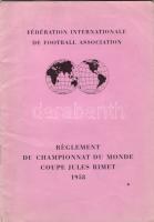 1958 A Rimet-kupa alapszabálya Sebes Gusztáv tulajdonosi belyegyzéssel