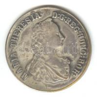 Ausztria 1760. Mária Terézia zseton (d=33mm) ezüstözött Br érem T:3 forrasztás nyom
Austria 1760. Ma...
