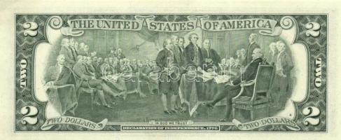 USA 2003. 2$ "F" (2x) egymás utáni sorszámmal T:I
USA 2003. 2 Dollars "F" (2x) s...